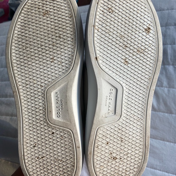 Cole Haan GrandPro Rally Velcro Leather Sneakers gold accent Women Size 5.5 B - Picture 12 of 12